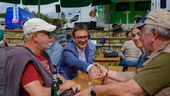 Das Treffpunkt Ü-Wagen-Fest in Besch (Foto: SR/Sebastian Knöbber)
