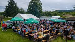 Das Treffpunkt Ü-Wagen-Fest in Besch (Foto: SR/Sebastian Knöbber)
