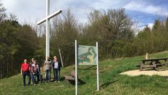 Der Treffpunkt Ü-Wagen in Merchingen (Foto: SR/Susanne Wachs)