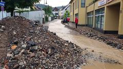 Kleinblittersdorf vom Unwetter besonders getroffen (Foto: Johann Franz)