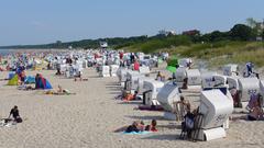 Der Sandstrand von Usedom ist 42 km lang (Foto: SR)