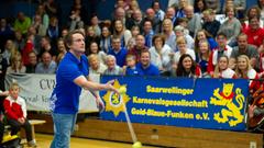 2.Halbfinale: Shotokan/Gold-Blaue Funken Saarwellingen gegen den CV Lebach (Foto: SR/Pasquale D'Angiolillo)