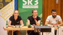 Vereinsduell erstes Halbfinale: DLRG Völklingen/SV Hermann-Röchling-Höhe - Volksbühne /KV „Pähter Dickkäpp“ Pachten (Foto: SR/Pasquale D'Angiolillo)