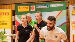 Vereinsduell erstes Halbfinale: DLRG Völklingen/SV Hermann-Röchling-Höhe - Volksbühne /KV „Pähter Dickkäpp“ Pachten (Foto: SR/Pasquale D'Angiolillo)