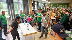 Das 2. Halbfinale: 1. Fußballgolfclub Saar/MV Rehlingen gegen den SV Biringen-Oberesch (Foto: SR/Pasquale D'Angiolillo)