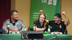 Das 2. Halbfinale: 1. Fußballgolfclub Saar/MV Rehlingen gegen den SV Biringen-Oberesch (Foto: SR/Pasquale D'Angiolillo)