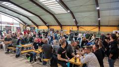 Vereinsduell 2. Vorrunde: 1.FC / TC und Sportschützen Riegelsberg - Musikverein Rentrisch (Foto: SR/Pasquale D'Angiolillo)
