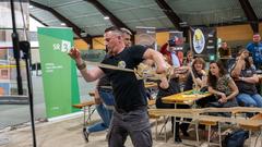Vereinsduell 2. Vorrunde: 1.FC / TC und Sportschützen Riegelsberg - Musikverein Rentrisch (Foto: SR/Pasquale D'Angiolillo)