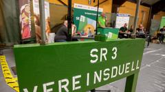 Vereinsduell 2. Vorrunde: 1.FC / TC und Sportschützen Riegelsberg - Musikverein Rentrisch (Foto: SR/Pasquale D'Angiolillo)