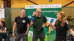 Vereinsduell 2. Vorrunde: 1.FC / TC und Sportschützen Riegelsberg - Musikverein Rentrisch (Foto: SR/Pasquale D'Angiolillo)