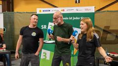 Vereinsduell 2. Vorrunde: 1.FC / TC und Sportschützen Riegelsberg - Musikverein Rentrisch (Foto: SR/Pasquale D'Angiolillo)