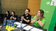 Vereinsduell 2. Vorrunde: 1.FC / TC und Sportschützen Riegelsberg - Musikverein Rentrisch (Foto: SR/Pasquale D'Angiolillo)