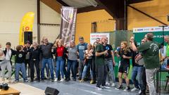 Vereinsduell 2. Vorrunde: 1.FC / TC und Sportschützen Riegelsberg - Musikverein Rentrisch (Foto: SR/Pasquale D'Angiolillo)