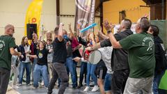 Vereinsduell 2. Vorrunde: 1.FC / TC und Sportschützen Riegelsberg - Musikverein Rentrisch (Foto: SR/Pasquale D'Angiolillo)