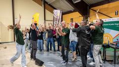 Vereinsduell 2. Vorrunde: 1.FC / TC und Sportschützen Riegelsberg - Musikverein Rentrisch (Foto: SR/Pasquale D'Angiolillo)