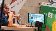 Die Narren aus Niedersalbach gemeinsam mit dem TV Pflugscheid gegen den Musikverein 