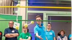 Die Narren aus Niedersalbach gemeinsam mit dem TV Pflugscheid gegen den Musikverein 