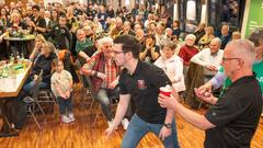 Vereinsduell 2025 – 2. Halbfinale: Die Pfarrkapelle Kastel gegen den Karnevalsverein Grün-Weiß-Rot Weiskirchen (Foto: SR/Pasquale D'Angiolillo)