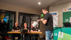 Vereinsduell 2025 – 2. Halbfinale: Die Pfarrkapelle Kastel gegen den Karnevalsverein Grün-Weiß-Rot Weiskirchen (Foto: SR/Pasquale D'Angiolillo)