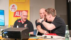 Vereinsduell 2025 – 2. Halbfinale: Die Pfarrkapelle Kastel gegen den Karnevalsverein Grün-Weiß-Rot Weiskirchen (Foto: SR/Pasquale D'Angiolillo)
