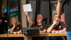 Vereinsduell 2025 – 2. Halbfinale: Die Pfarrkapelle Kastel gegen den Karnevalsverein Grün-Weiß-Rot Weiskirchen (Foto: SR/Pasquale D'Angiolillo)