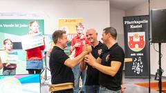 Vereinsduell 2025 – 2. Halbfinale: Die Pfarrkapelle Kastel gegen den Karnevalsverein Grün-Weiß-Rot Weiskirchen (Foto: SR/Pasquale D'Angiolillo)