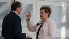 Monika Bachmann (CDU) bei ihrer Vereidigung zur Sozialministerin (Foto: Pasquale D'Angiolillo)