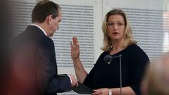 Anke Rehlinger (SPD) wird als neue Wirtschaftsministerin vereidigt (Foto: Pasquale D'Angiolillo)