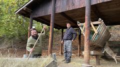 Oliver Zenner und Sascha Major im Wildpark Karlsbrunn (Foto: SR/Sarah Sassou)