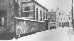 Zerstörte Synagoge in Merzig (Foto: Landesarchiv Saarbrücken)