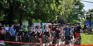 Saarpedal. Radfahrer am Start. (Foto: Kreisstadt Merzig)