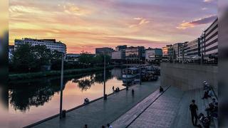 Foto von der Berliner Promenade in Saarbrücken (Foto: Instagram/kevin.is.not.here)