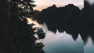 Foto von der Saar in Saarbrücken (Foto: Instagram/fraeuleinanika)