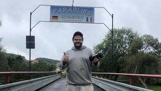 Tobias aus Neipel mit seiner JBL-Box (Foto: UNSERDING/Annika Matheis)