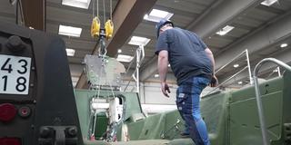 Im Rüstungsunternehmen "KNDS" in Freisen (Foto: SR)